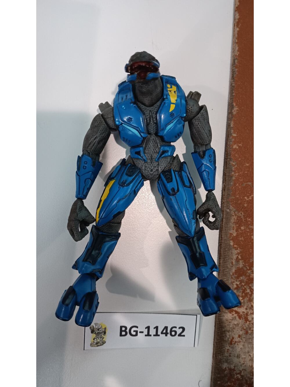 Halo 3 Combat Elite Blue Yellow Figure Loose As‑Is Authentic Clean